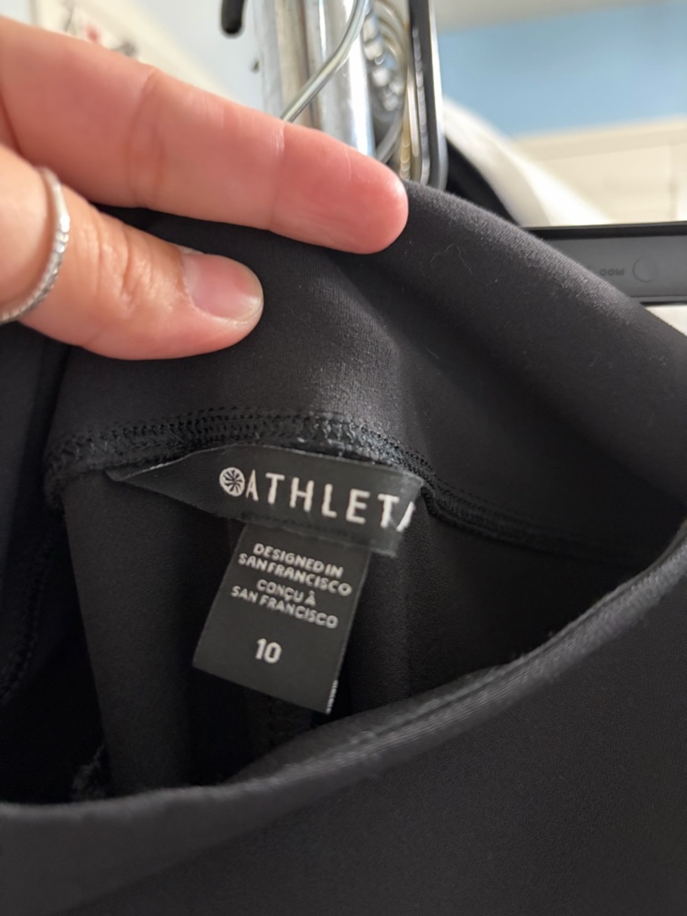 Athleta Black dress Leggings - Picture 2 of 3